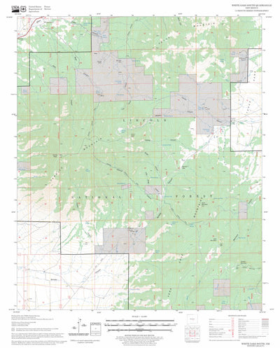 White Oaks South, NM FSTopo Legacy Preview 1