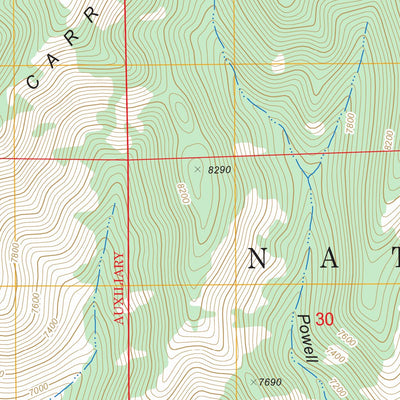 White Oaks South, NM FSTopo Legacy Preview 3