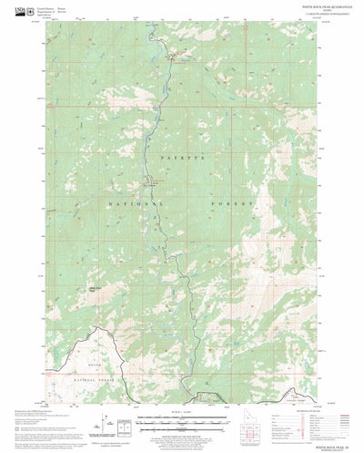 White Rock Peak, ID FSTopo Legacy Preview 1