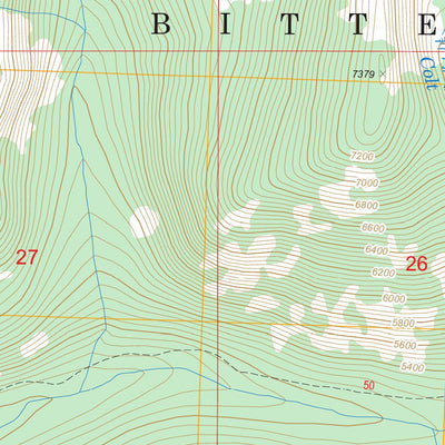 White Sand Lake, ID - MT FSTopo Legacy Preview 2
