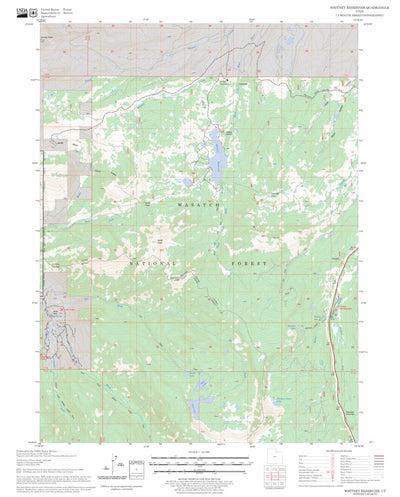 Whitney Reservoir, UT FSTopo Legacy Preview 1