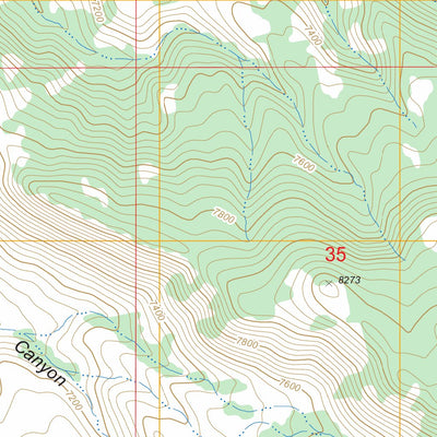 Wildcat Canyon, NV FSTopo Legacy Preview 3