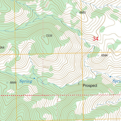 Wichman Canyon, NV FSTopo Legacy Preview 3