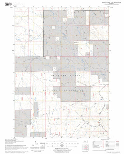 Wildlife Draw West, WY FSTopo Legacy Preview 1