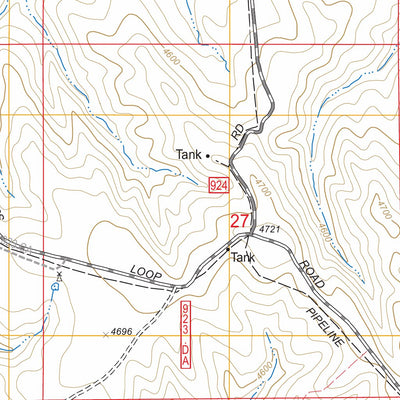 Wildlife Draw West, WY FSTopo Legacy Preview 3