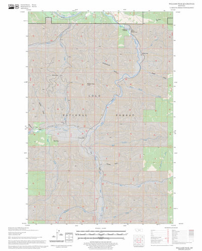 Williams Peak, MT FSTopo Legacy Preview 1