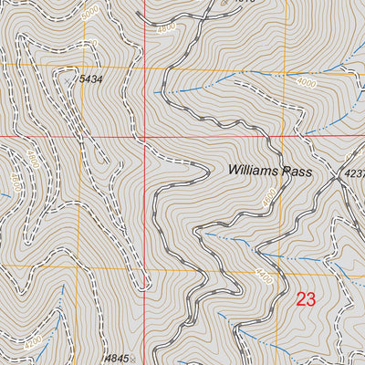 Williams Peak, MT FSTopo Legacy Preview 3