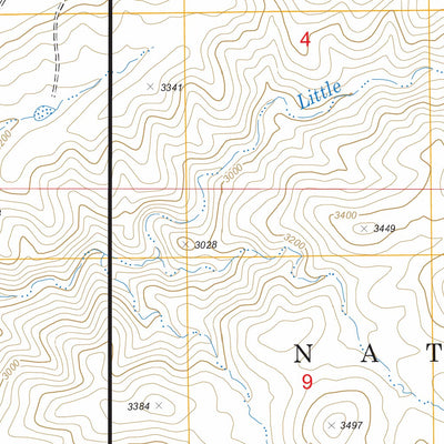 Willow Spring Canyon, AZ FSTopo Legacy Preview 2