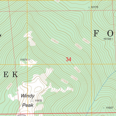 Windy Peak, CO FSTopo Legacy Preview 2