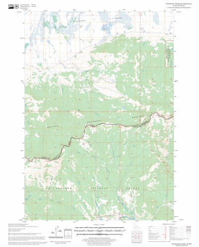 Winslow Creek, ID - MT FSTopo Legacy Preview 1