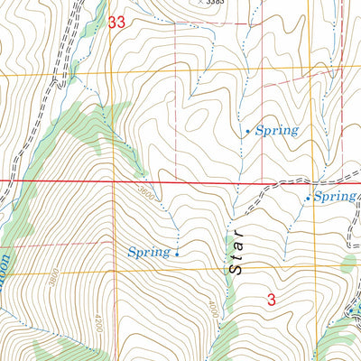 Wolfinger Butte, OR FSTopo Legacy Preview 3