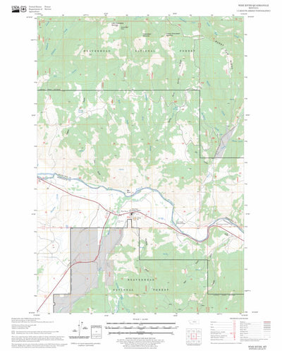 Wise River, MT FSTopo Legacy Preview 1