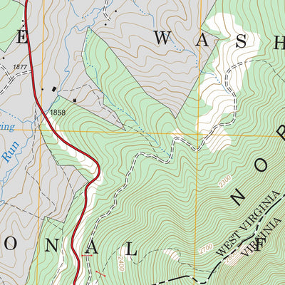 Wolf Gap, WV - VA FSTopo Legacy Preview 2