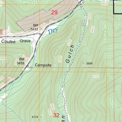 Wolf Butte, MT FSTopo Legacy Preview 3