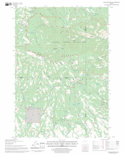 Wolf Mountain, OR FSTopo Legacy Preview 1