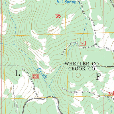 Wolf Mountain, OR FSTopo Legacy Preview 2