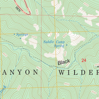 Wolf Mountain, OR FSTopo Legacy Preview 3