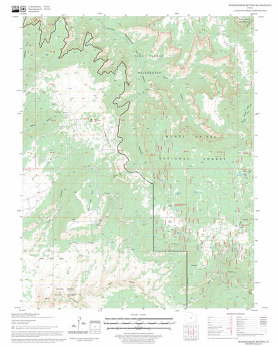 Woodenshoe Buttes, UT FSTopo Legacy Preview 1