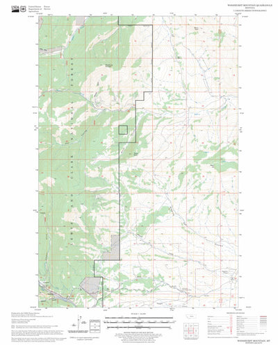 Woodhurst Mountain, MT FSTopo Legacy Preview 1