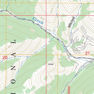 Woodhurst Mountain, MT FSTopo Legacy Preview 3