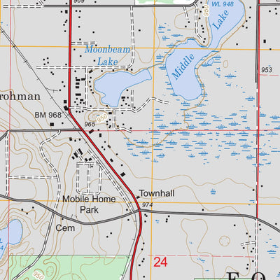 Woodland Park, MI FSTopo Legacy Preview 2