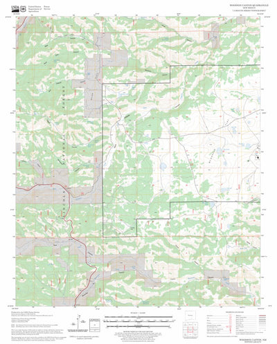 Woodson Canyon, NM FSTopo Legacy Preview 1