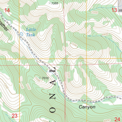 Woodson Canyon, NM FSTopo Legacy Preview 3