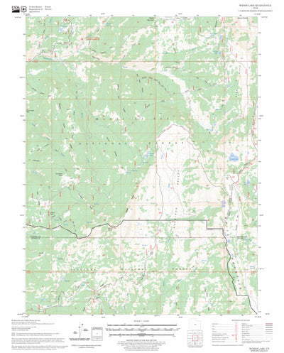 Woods Lake, UT FSTopo Legacy Preview 1