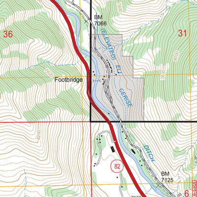 Woody Creek, CO FSTopo Legacy Preview 2