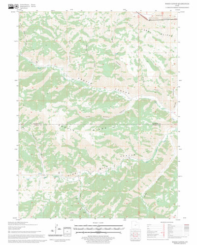 Wood Canyon, UT FSTopo Legacy Preview 1