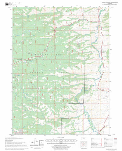 Woods Landing, WY FSTopo Legacy Preview 1