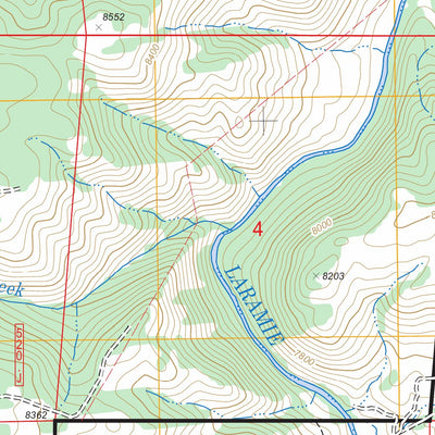 Woods Landing, WY FSTopo Legacy Preview 3
