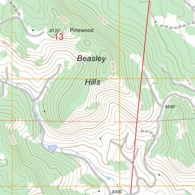 Wrights Reservoir, CO FSTopo Legacy Preview 3