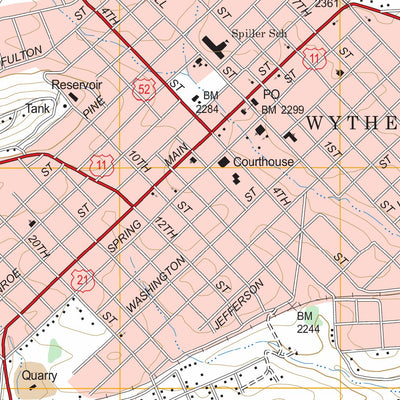 Wytheville, VA FSTopo Legacy Preview 3