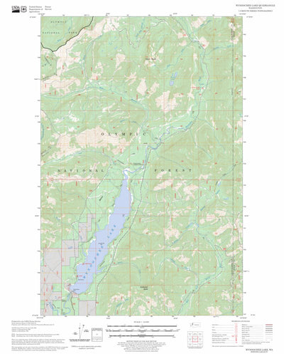 Wynoochee Lake, WA FSTopo Legacy Preview 1