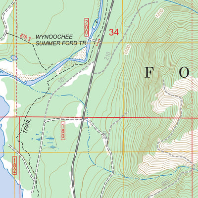 Wynoochee Lake, WA FSTopo Legacy Preview 2