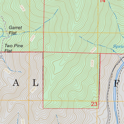 Yellowjacket Mountain, CA FSTopo Legacy Preview 2