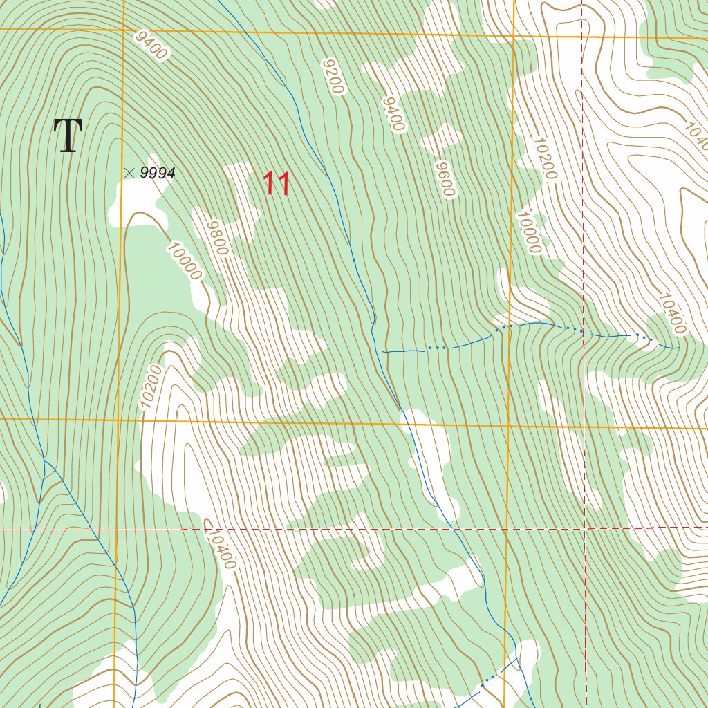 Yellow Mountain, WY FSTopo Legacy Map by US Forest Service - Topo ...