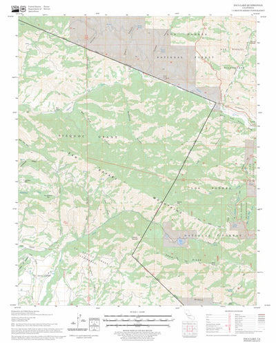 Zaca Lake, CA FSTopo Legacy Preview 1