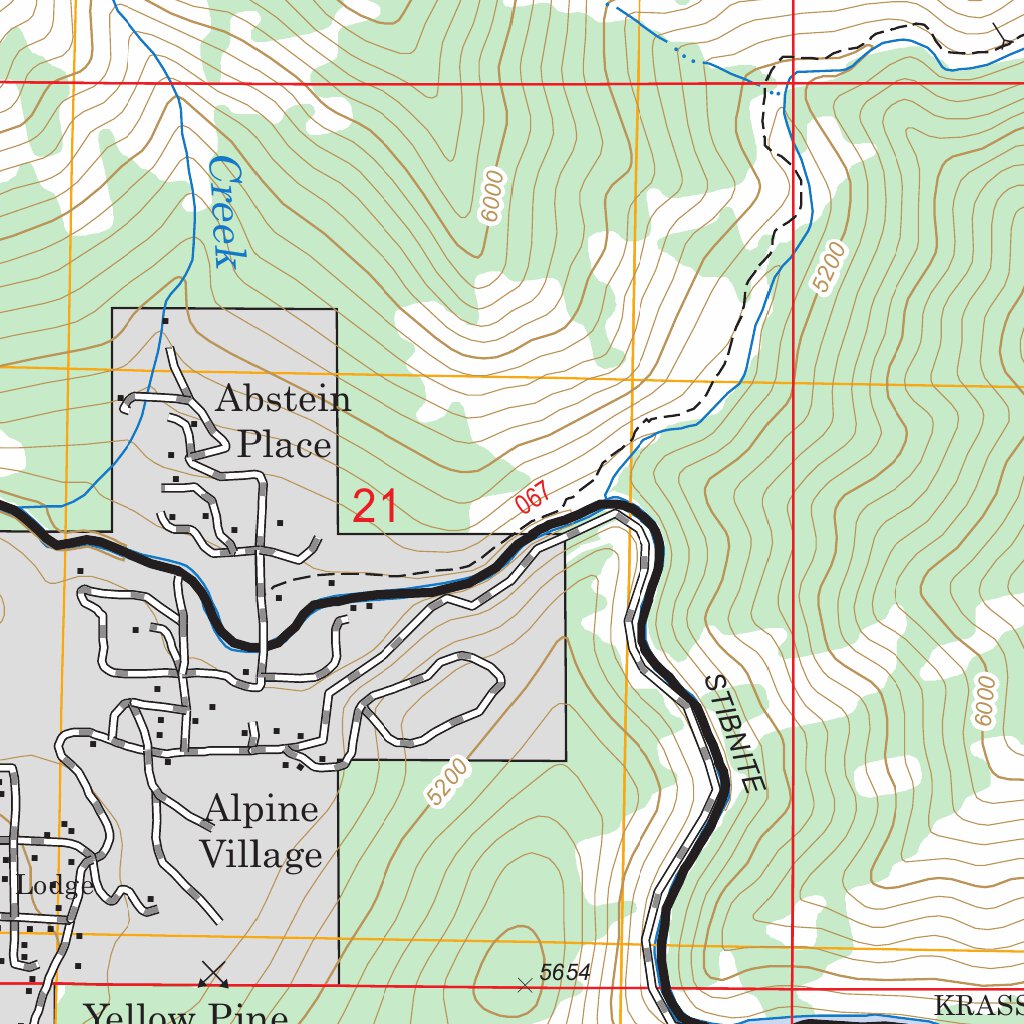Yellow Pine, ID FSTopo Legacy Map by US Forest Service - Topo | Avenza Maps