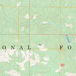 Zigzag Creek, CA FSTopo Legacy Preview 2