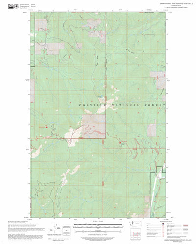 Abercrombie Mountain, WA FSTopo Preview 1
