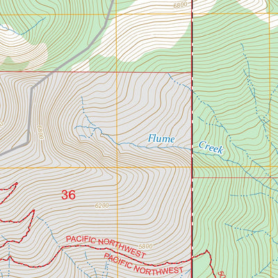 Abercrombie Mountain, WA FSTopo Preview 2