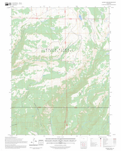 Adams Lake, CO FSTopo Preview 1