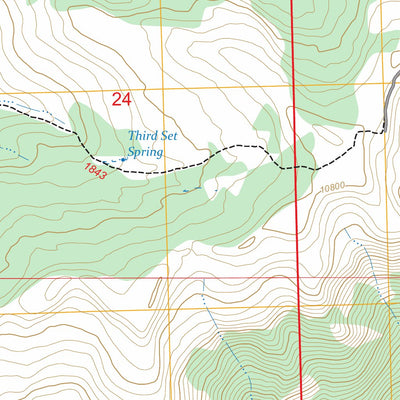 Adams Lake, CO FSTopo Preview 2