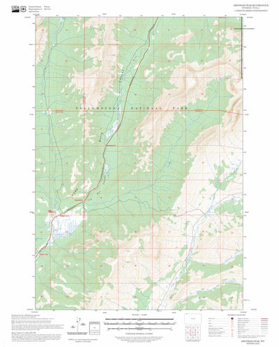 Abiathar Peak, WY FSTopo Preview 1