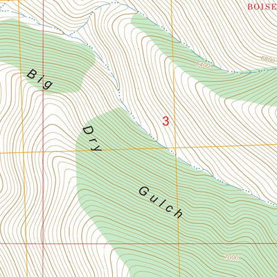 Agency Creek, ID FSTopo Preview 3