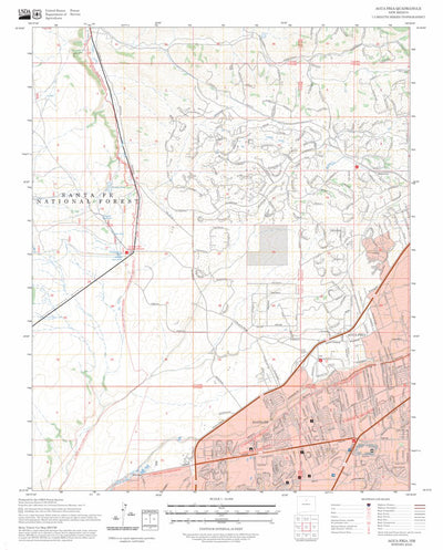 Agua Fria, NM FSTopo Preview 1