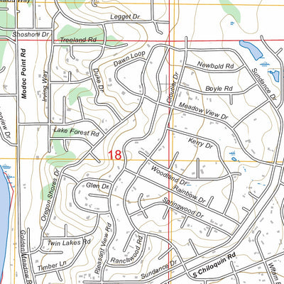 Agency Lake, OR FSTopo Preview 3