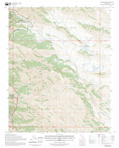 Alder Peak, CA FSTopo Preview 1